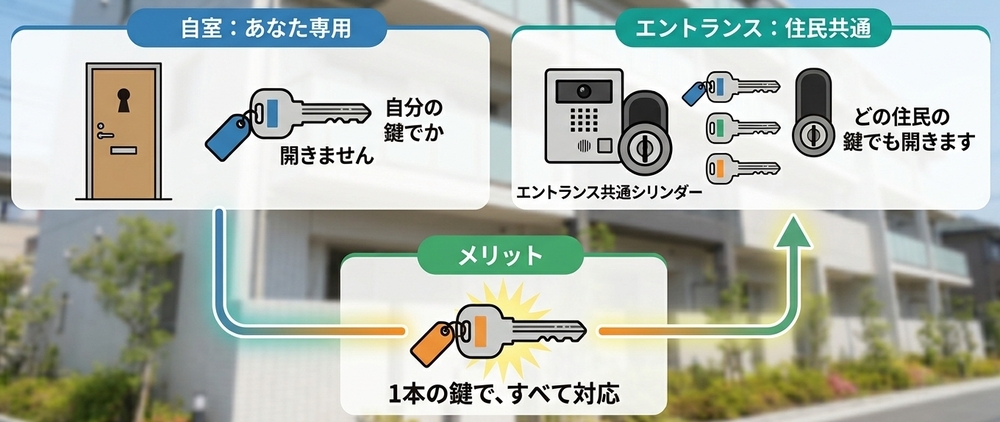 逆マスターキーシステム